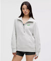 Alpha Sigma Tau lululemon Scuba Oversized Funnel-Neck Half Zip Long