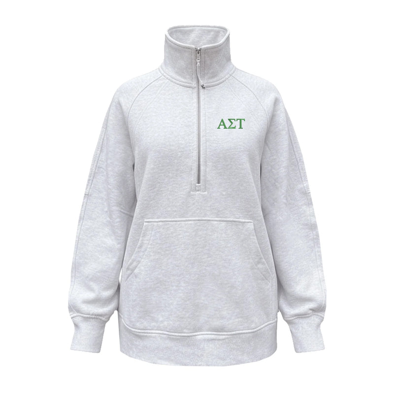 Alpha Sigma Tau lululemon Scuba Oversized Funnel-Neck Half Zip Long