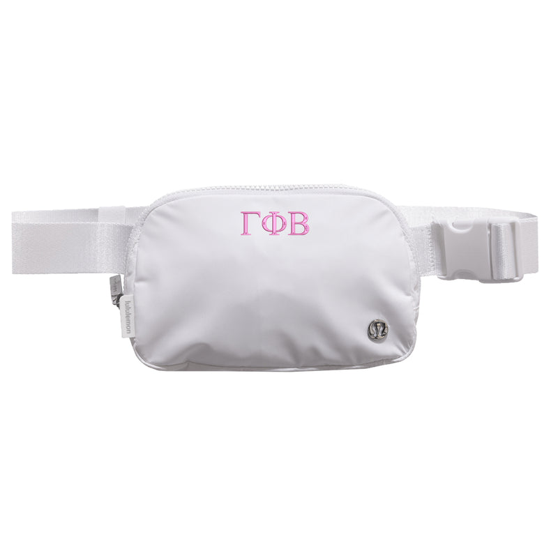 Gamma Phi Beta lululemon Everywhere Belt Bag - White