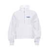 Omega Phi Alpha lululemon Scuba Oversized FUNNEL-Neck Half Zip - White