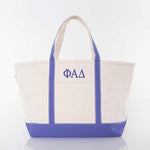 Phi Alpha Delta Large Canvas Tote Bag