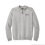 Phi Alpha Delta 1/4-Zip Monogrammed Sweater