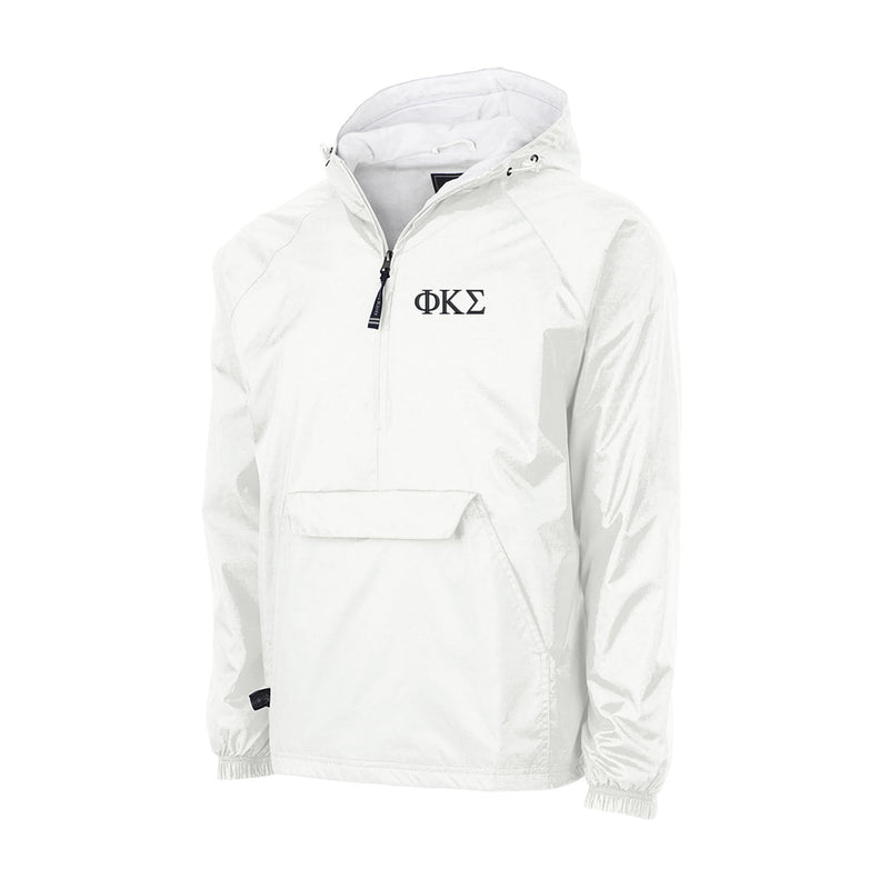 Phi Kappa Sigma Flannel Lined Windbreaker - Letters