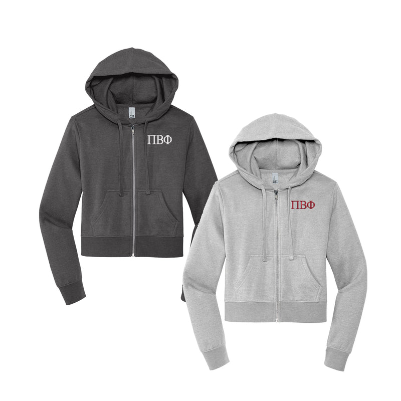 Pi Beta Phi Zip Up Hoodie