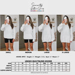 Delta Gamma Oversized Pullover Hoodie with Wordmark