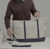 Delta Sigma Pi Canvas Cosmetic Bag