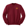Psi Upsilon Embroidered Crewneck Sweatshirt