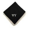 Psi Upsilon Sherpa Lined Blanket - Letters