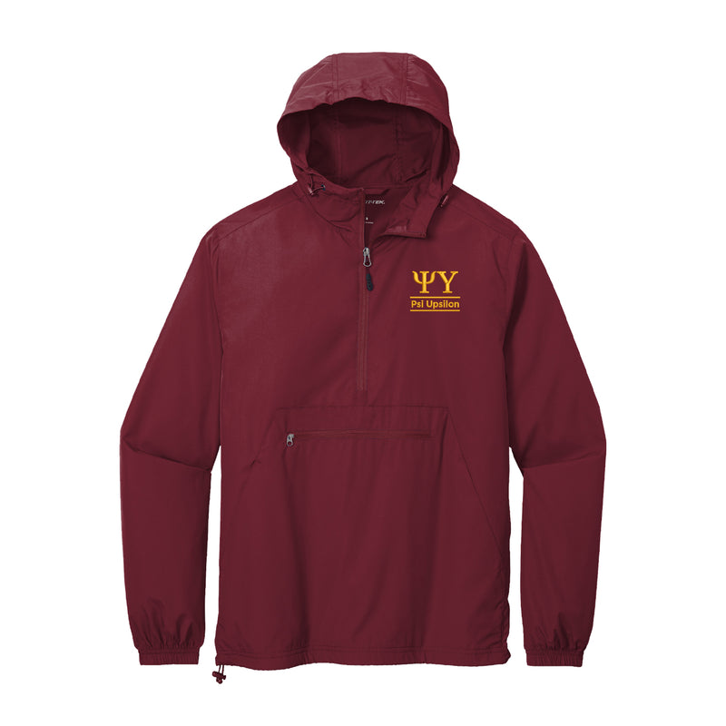 Psi Upsilon Windbreaker - 2 Line Design