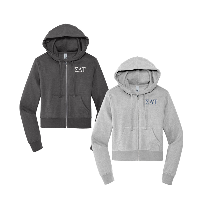 Sigma Delta Tau Zip Up Hoodie