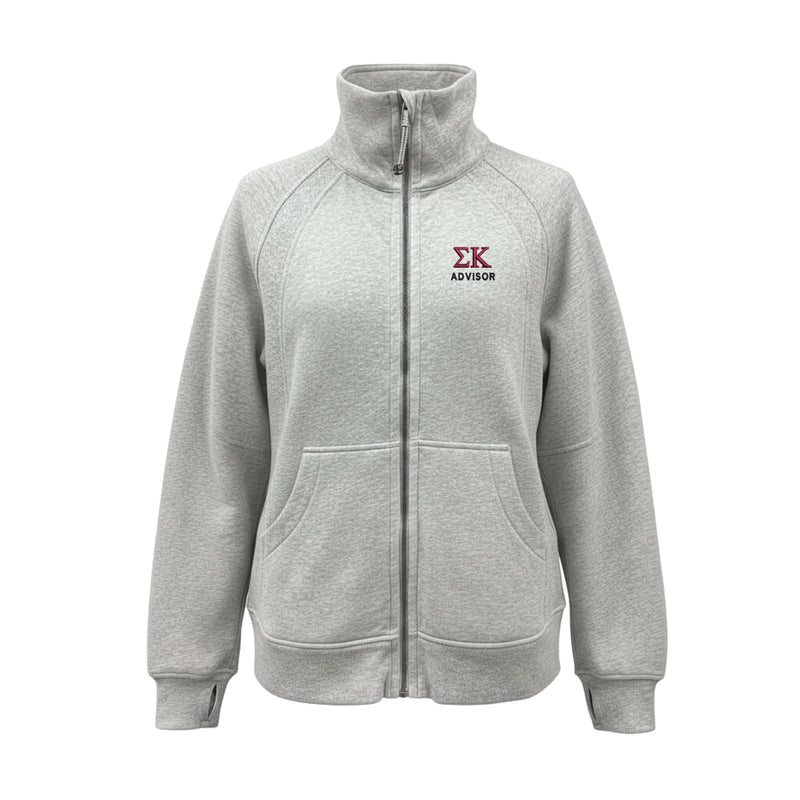 Sigma Kappa ADVISOR lululemon long Scuba Oversized Funnel - Full-Zip