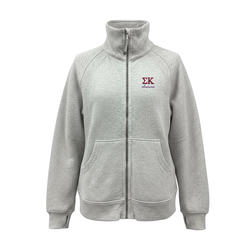 Sigma Kappa ALUMNA lululemon long Scuba Oversized Funnel - Full-Zip