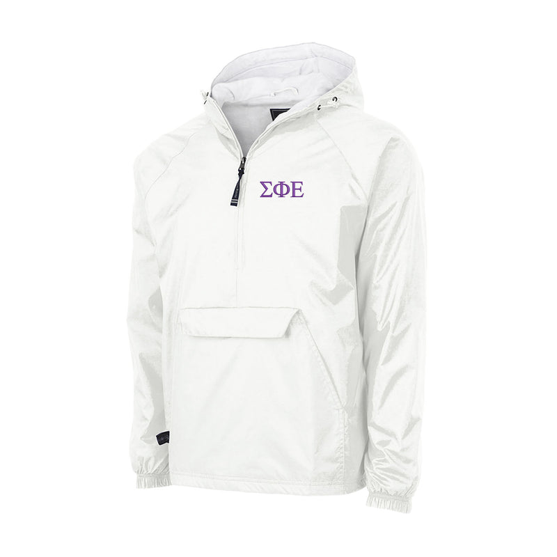 Sigma Phi Epsilon Flannel Lined Windbreaker - Letters