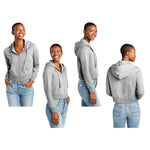 Delta Sigma Pi Cropped Zip Up Hoodie