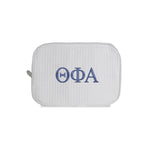 Theta Phi Alpha Waffle Weave Cosmetic Bag