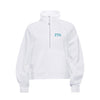 Zeta Tau Alpha lululemon Scuba Oversized FUNNEL-Neck Half Zip - White