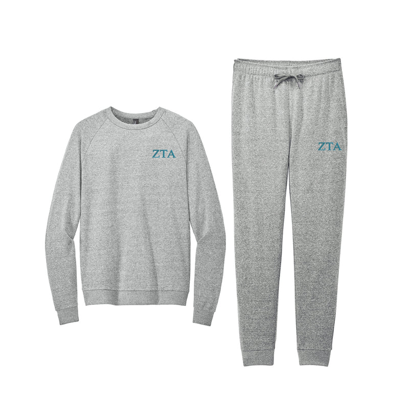 Zeta Tau Alpha Fleece Jogger Set