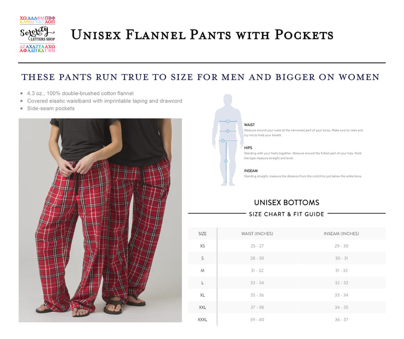 Tau Epsilon Phi Flannel Pajama Pants