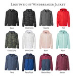 Phi Mu Lightweight Windbreaker Jacket