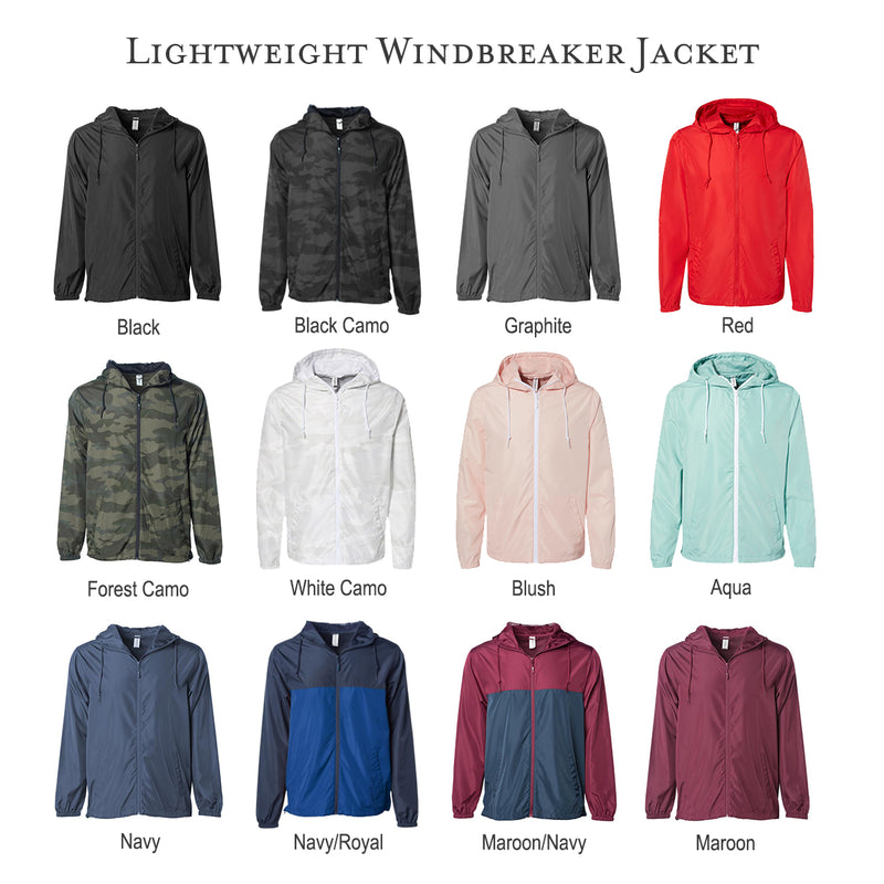 Sigma Kappa Lightweight Windbreaker Jacket