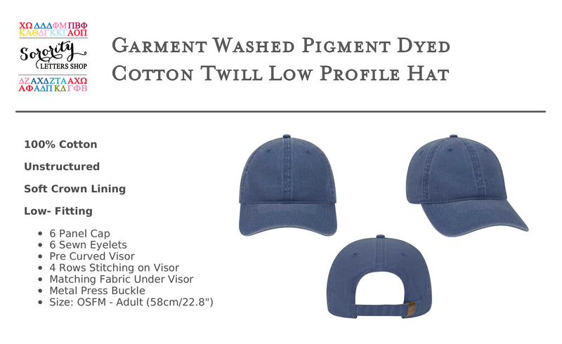 Phi Alpha Delta Beach Washed Hat
