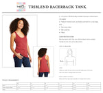 Kappa Delta Chi Triblend Racerback Tank