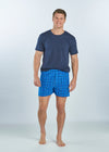 Delta Sigma Pi Pajama Bottom Shorts-Boxers