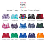 Sigma Psi Zeta Flannel Boxer Shorts