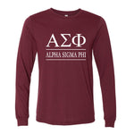 Alpha Sigma Phi Long Sleeve Tee
