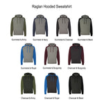 Alpha Sigma Phi Raglan Hooded Sweatshirt