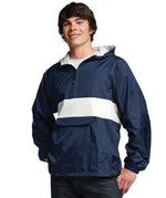 Lambda Phi Epsilon Rugby Striped Lined Windbreaker