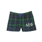 Alpha Epsilon Phi Flannel Boxer Shorts