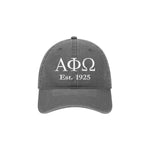 Alpha Phi Omega Beach Washed Hat