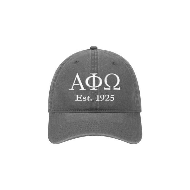 Alpha Phi Omega Beach Washed Hat
