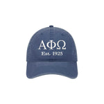 Alpha Phi Omega Beach Washed Hat
