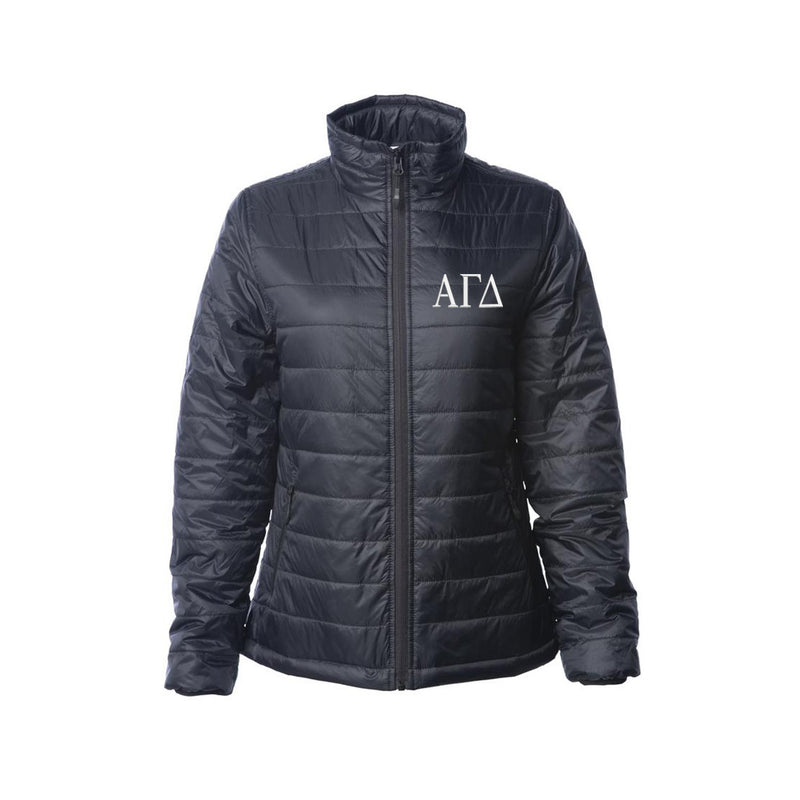 Alpha Gamma Delta Puffer Jacket