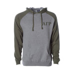 Alpha Gamma Rho Raglan Hooded Sweatshirt