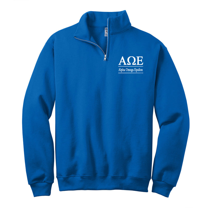 Alpha Omega Epsilon Quarter Zip Pullover