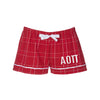 Alpha Omicron Pi Flannel Boxer Shorts