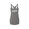 Alpha Omicron Pi Triblend Racerback Tank