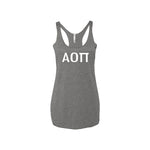 Alpha Omicron Pi Triblend Racerback Tank
