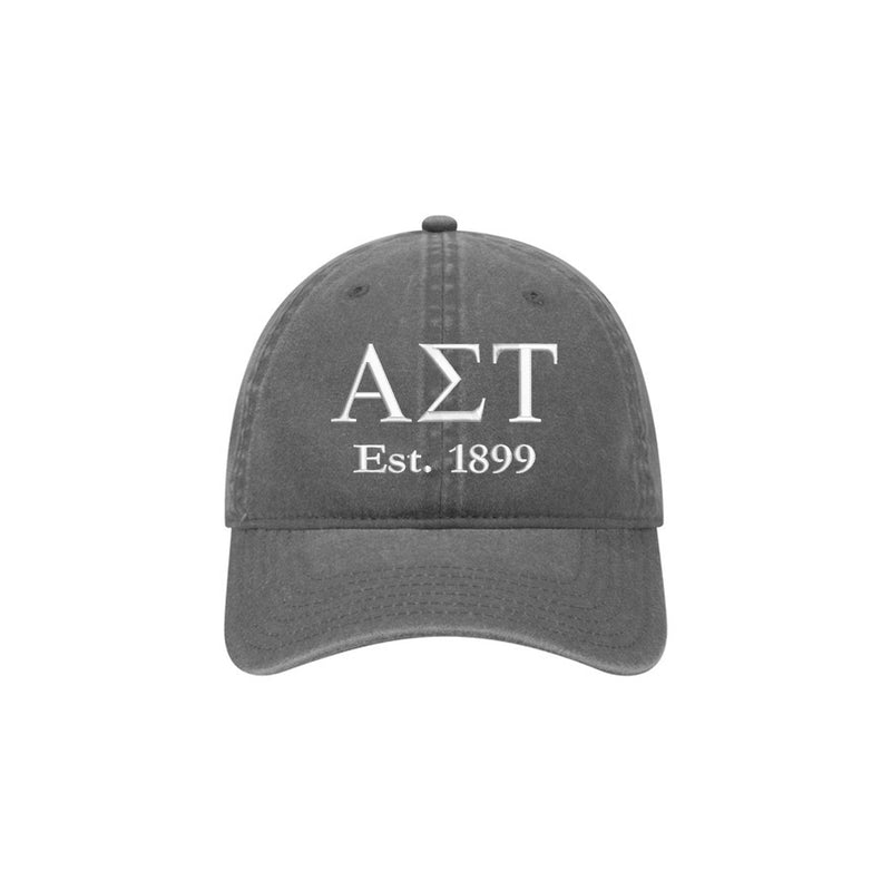 Alpha Sigma Tau Beach Washed Hat