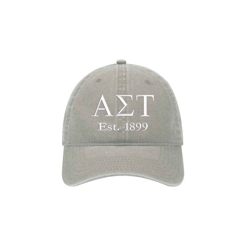 Alpha Sigma Tau Beach Washed Hat