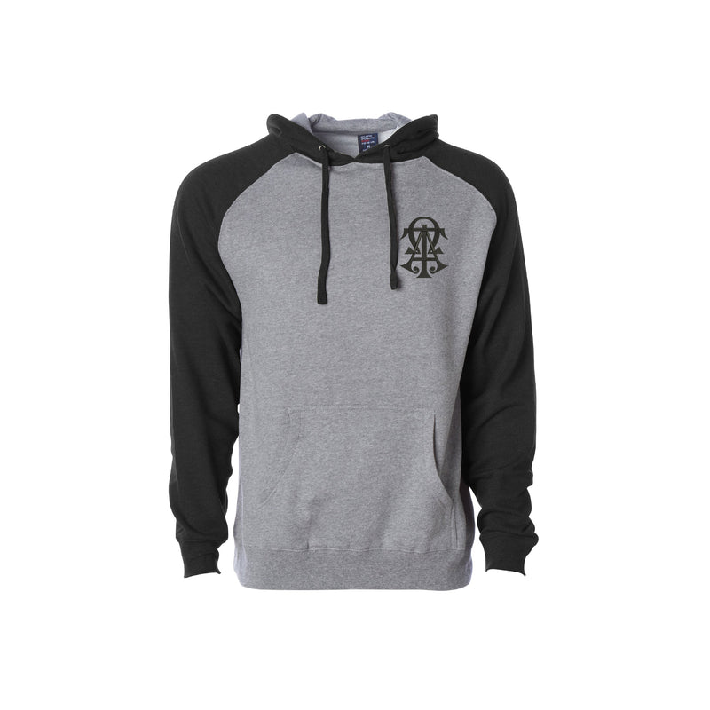 Alpha Tau Omega Raglan Hooded Sweatshirt