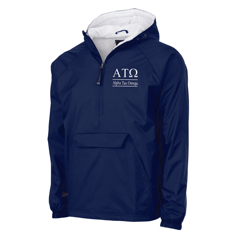 Alpha Tau Omega Flannel Lined Windbreaker