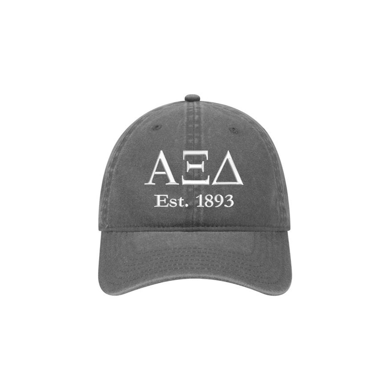 Alpha Xi Delta Beach Washed Hat