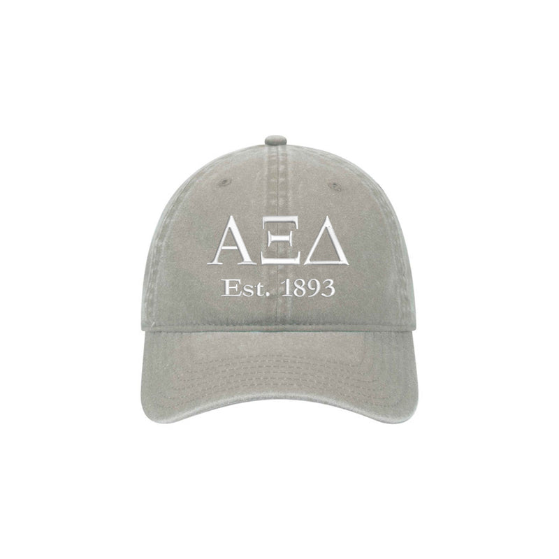 Alpha Xi Delta Beach Washed Hat