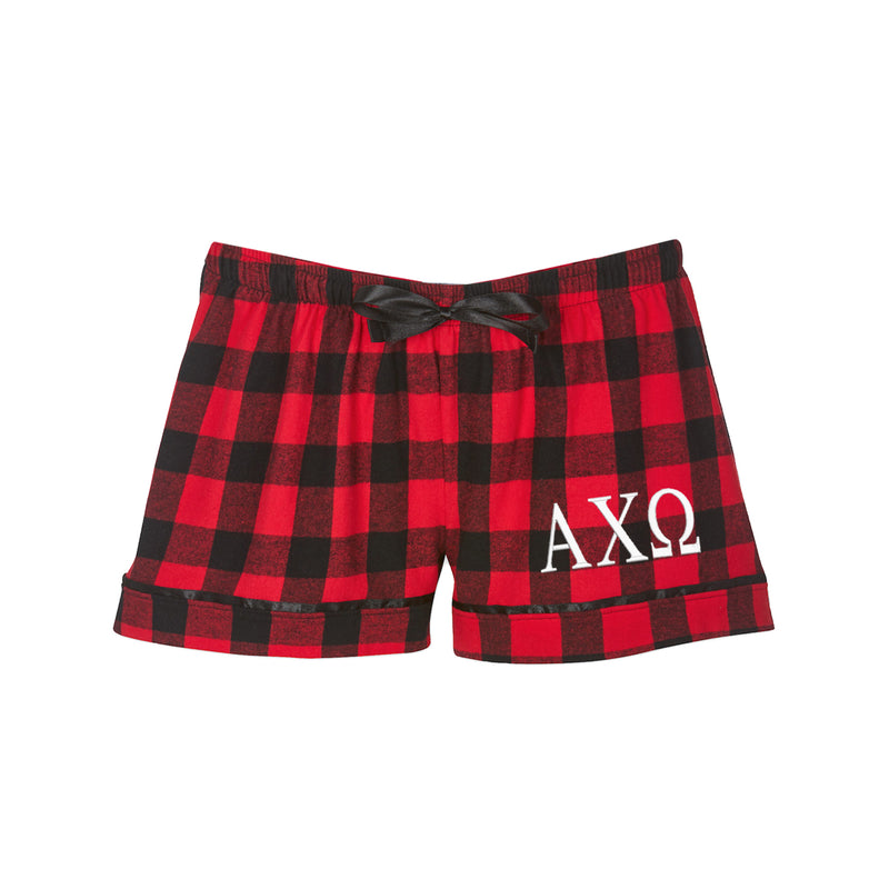 Alpha Chi Omega Flannel Boxer Short