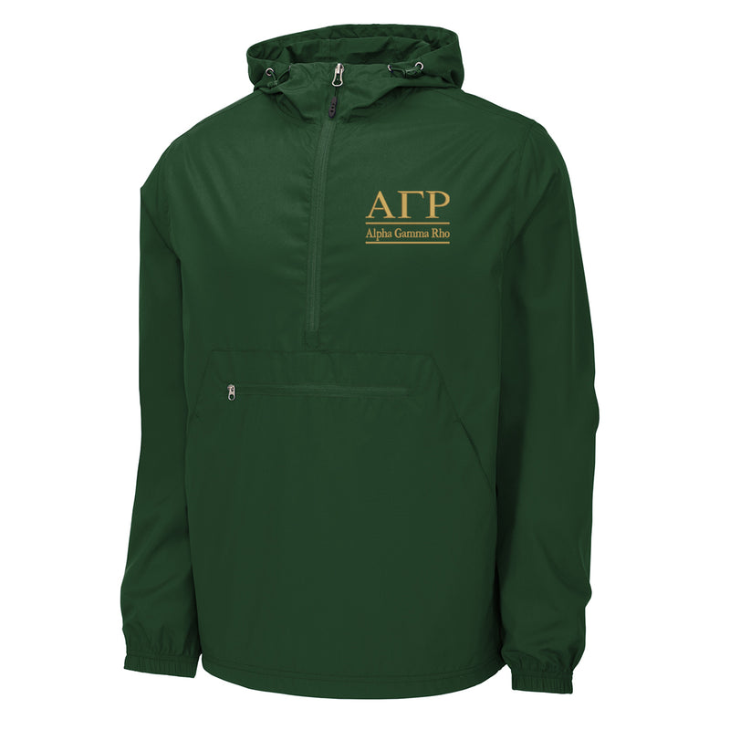 Alpha Gamma Rho Windbreaker - Pullover