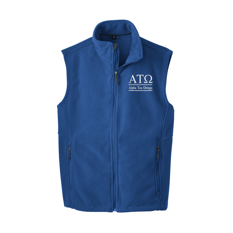 Alpha Tau Omega Fleece Vest